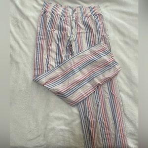 Pinstripe GAP Multicolor Pajama Pants